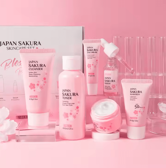 Japan Sakura - Skin Care Set مجموعة اليابان ساكورا للعناية بالبشرة