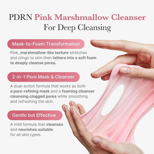 Medicube - PDRN Pink Niacinamide Whip Cleanser ميديكيوب: منظف الوجه بتركيبة الرغوة الوردية والنياسيناميد