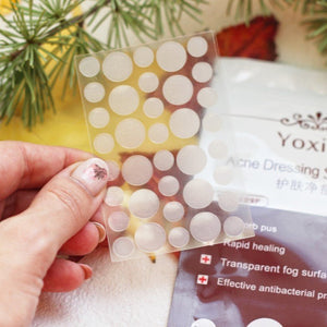 🩹 Invisible Acne Healing Patches (36 Stickers) لصقات حب الشباب الخفية (٣٦ قطعة)